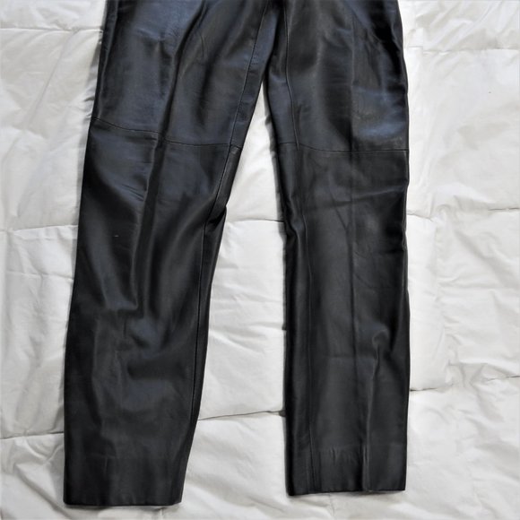 Leather Moto/Biker Jacket & Pants Smaller Size - Picture 6 of 9